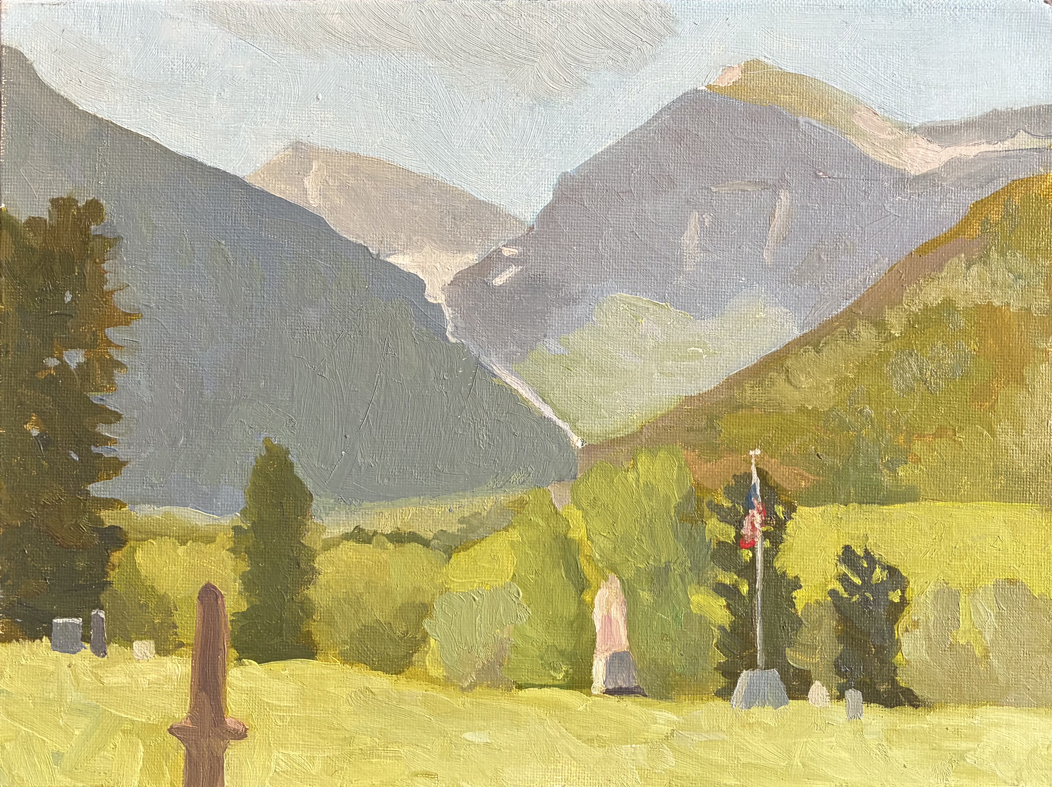 Plein air painting